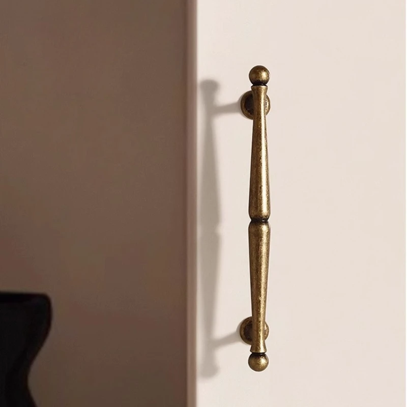 Nordic Vintage Handles for Wardrobe and Drawer Bronze Kitchen Cabinet Handles Kitchen Useful Accessories Furniture Handles