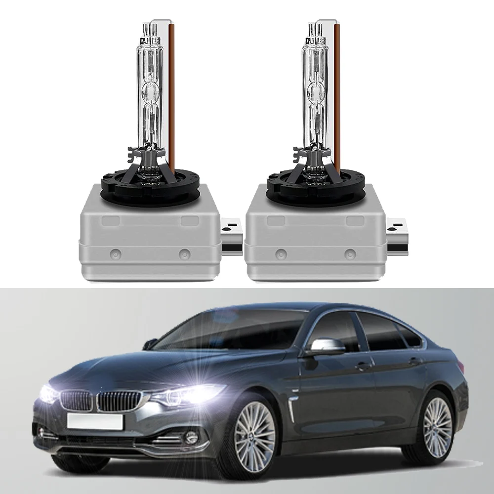 

For BMW 4 Series F36 Gran Coupe 2014-2018 6000K HID Xenon Headlight Bulb High Low Beam (Only fit original bulb is Xenon）