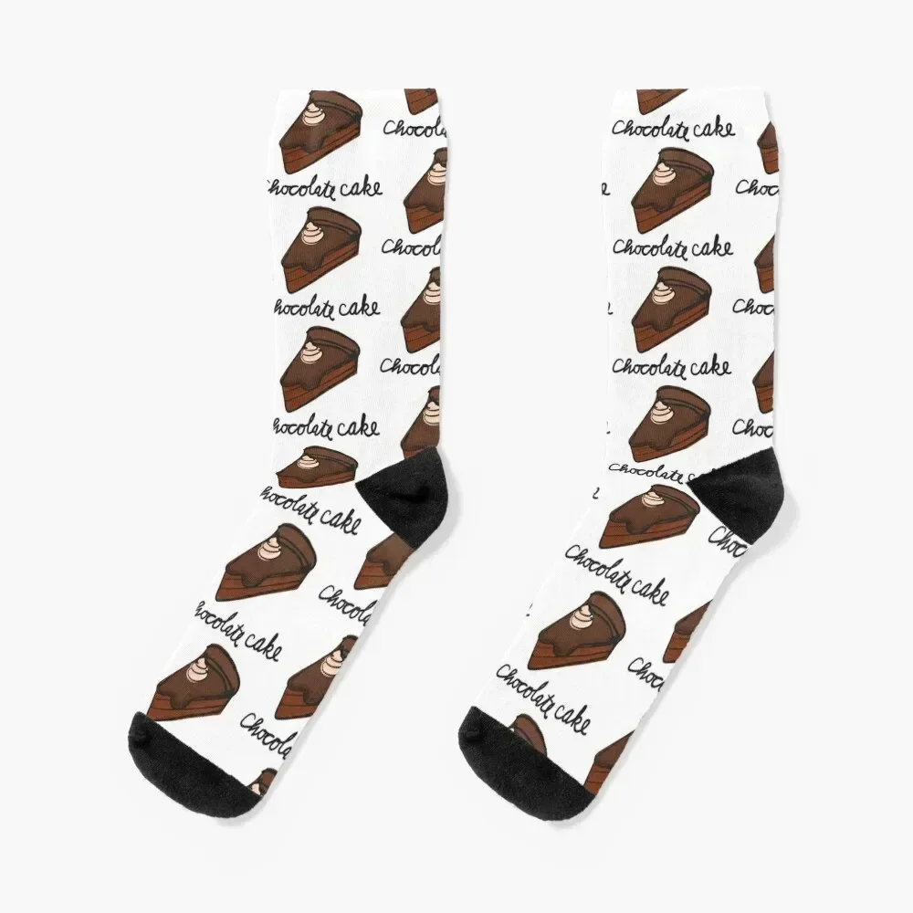 

Chocolate Cake! Socks Stockings man valentine gift ideas with print kawaii Socks Men's Women's