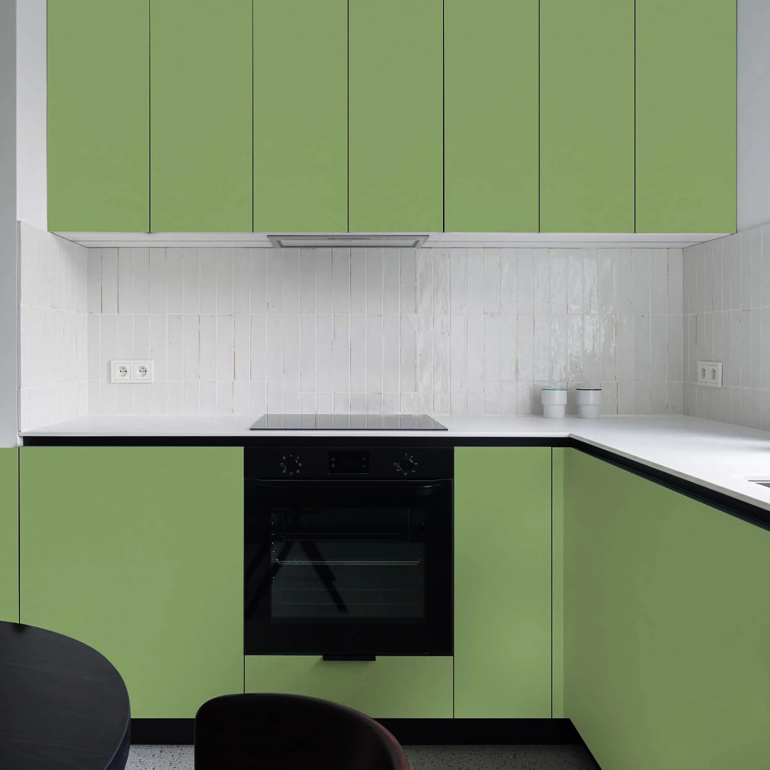 ماتي بولي كلوريد الفينيل مقاوم للماء لتقوم بها بنفسك ورق حائط من الفينيل ذاتي اللصق خزانة المطبخ سطح المكتب ورق اتصال الجدار ملصق ديكور المنزل لفة الحائط #2