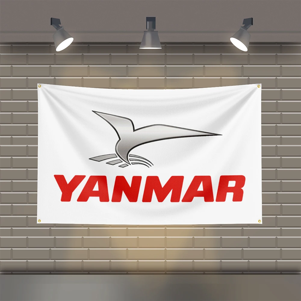 

3x5 Ft Y-Yanmars Flag Polyester Printed Mechanical Tool Flags for Room Garage Decor