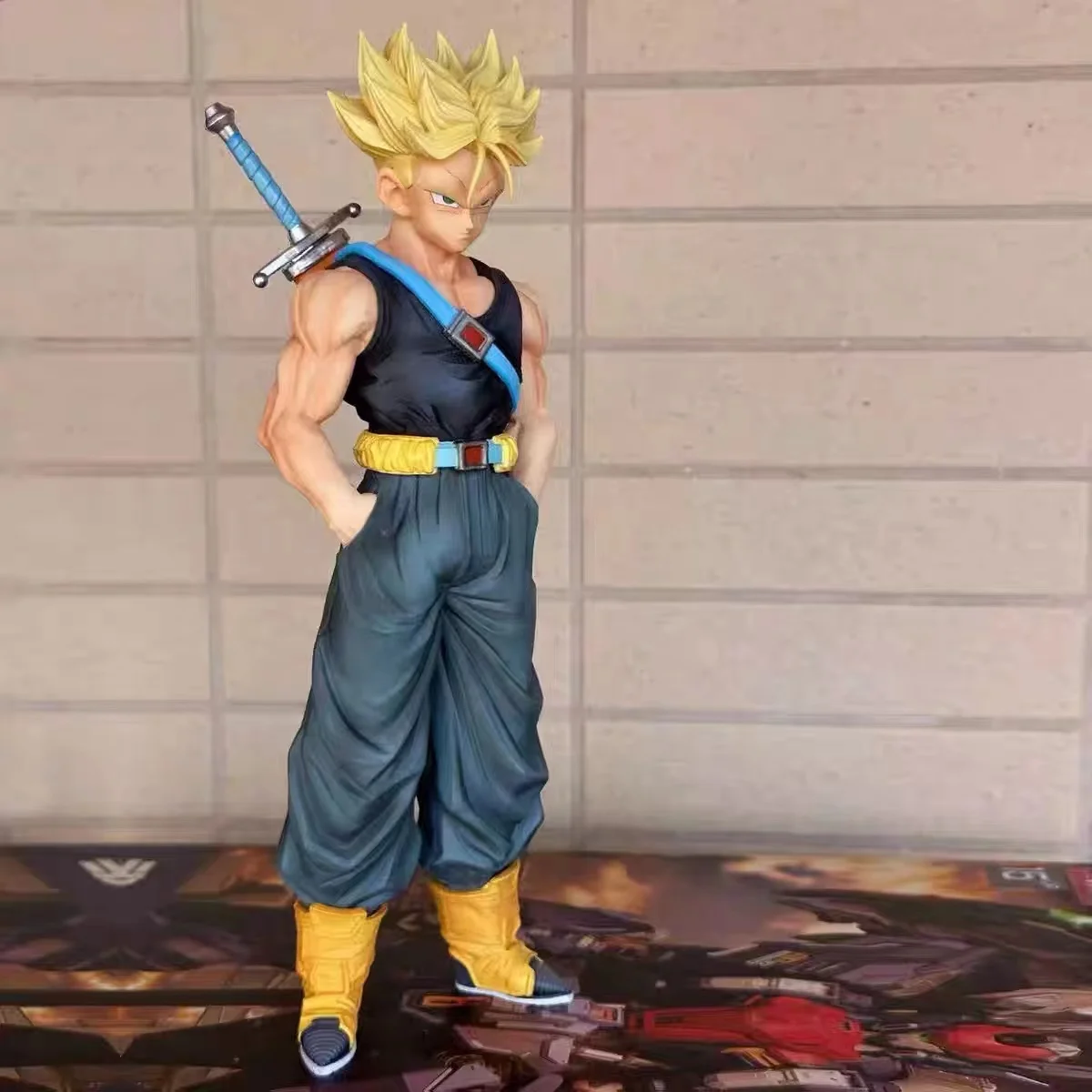 Figura de acción de Anime de Dragon Ball Z Fighters Torankusu, modelo de pie, Trunks GK, adornos coleccionables, regalos de juguete para niños