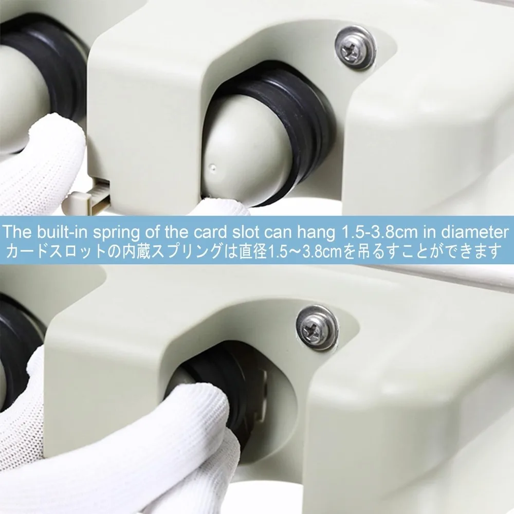 حامل ممسحة ومكنسة تجارية من الفولاذ المقاوم للصدأ - رف تخزين قائم على الأرض لمستلزمات التنظيف ومنظم أدوات الحدائق