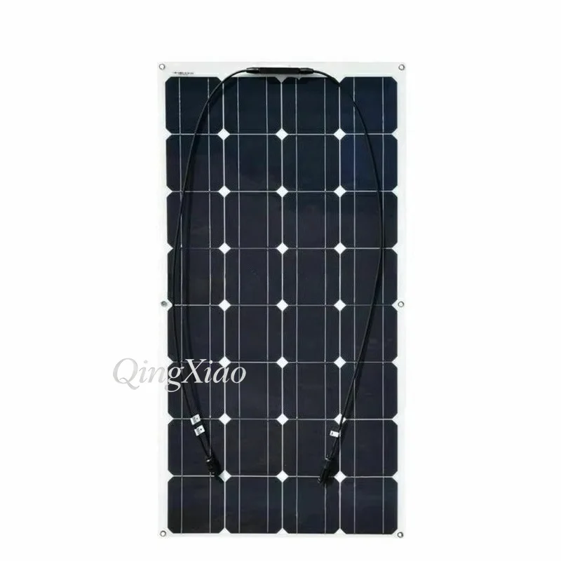 150W Flexible Monocrystalline Solar Panel Kit With 40A Controller High Efficiency Solar Charger For RV Boat Outdoor Use