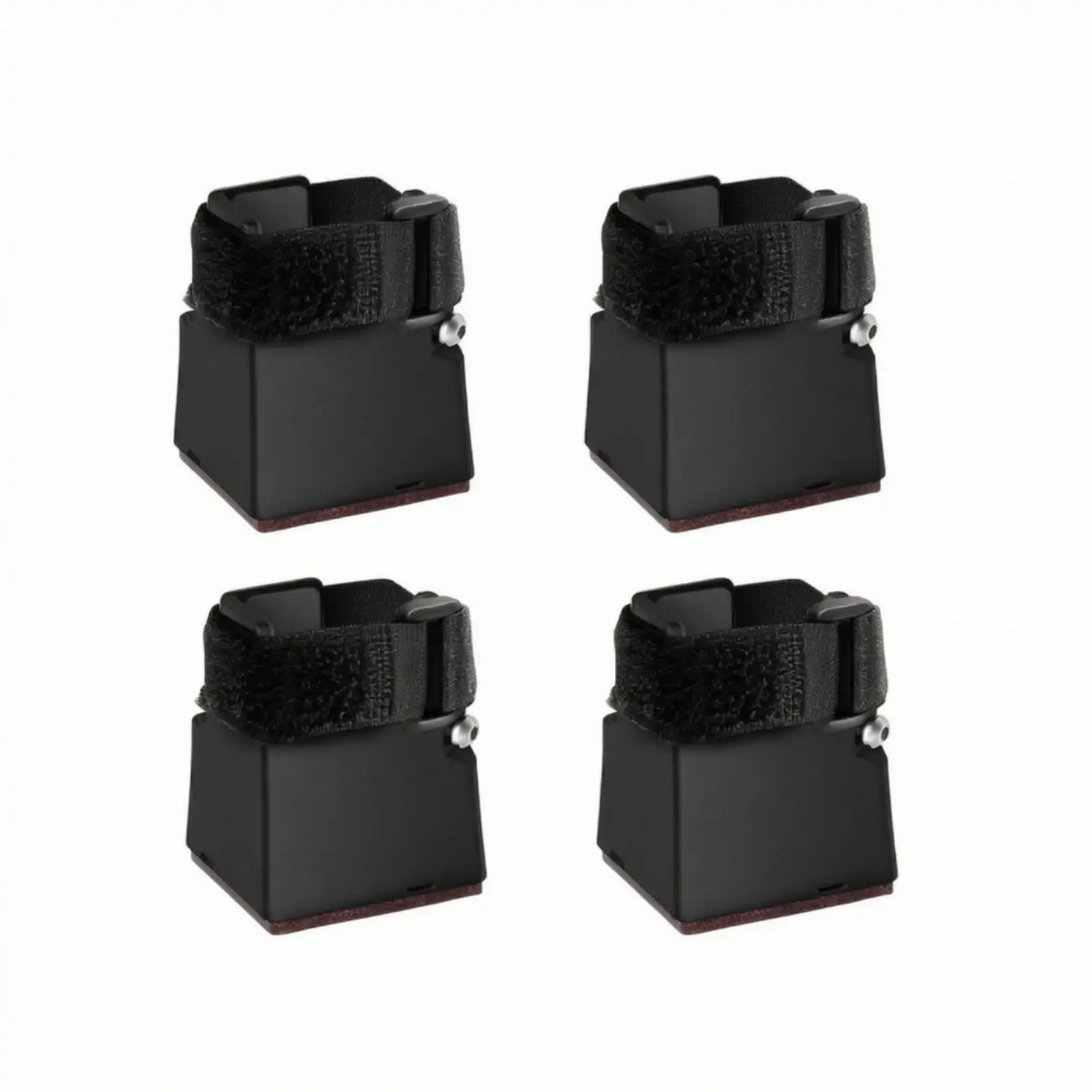 4 Pieces Furniture Riser with Strap Universal Adjustable Furniture Leg Riser Blocks Sturdy Stable for Sofa, Table