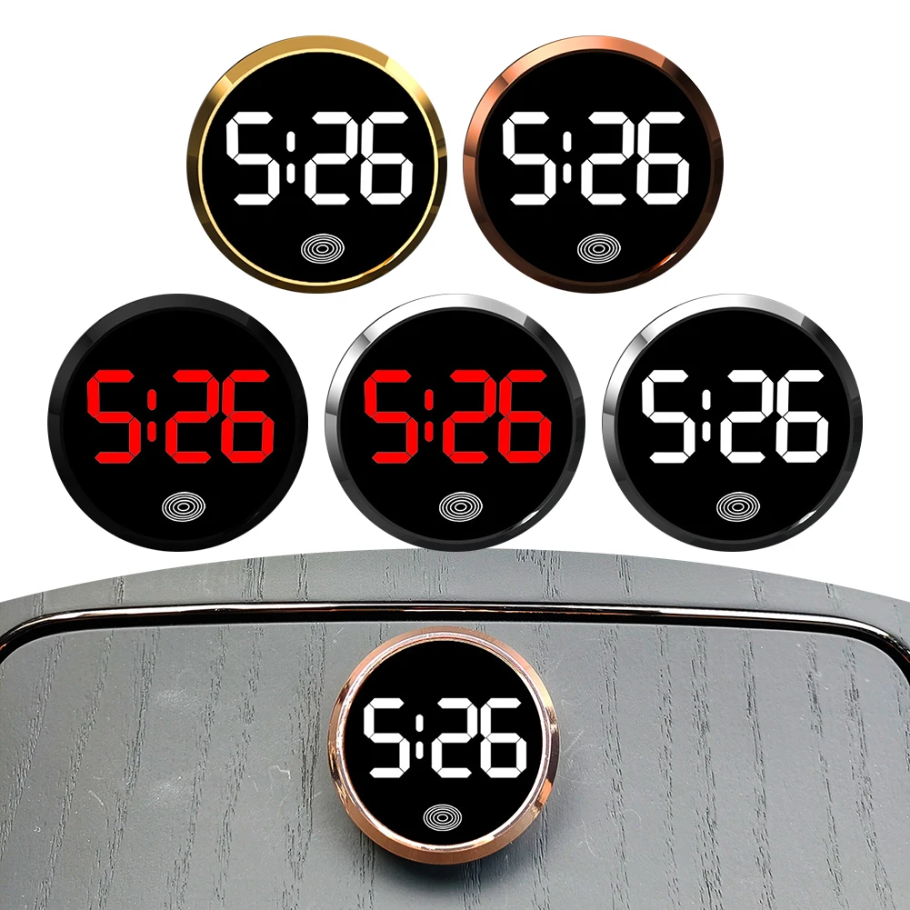 

Luminous Car Clock Touch LED Electronic Watch Clock For Car Vehicle Watch Novelty Decor Car Interior Accessories