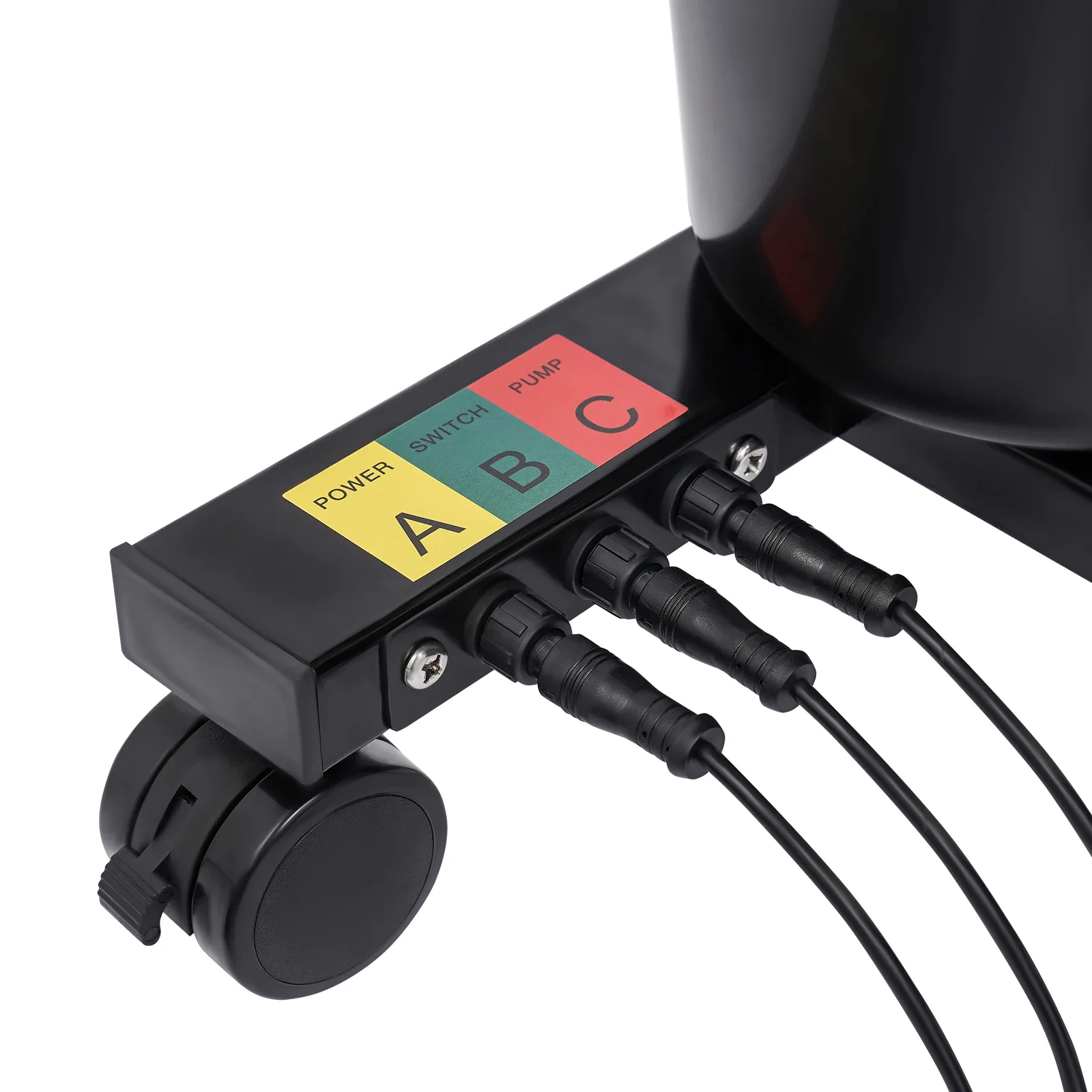 휴대용 샴푸대, 높이 및 각도 조절 가능한 딥 샴푸 싱크대, 미용실 의자, 이발소 딥 볼, 검정색