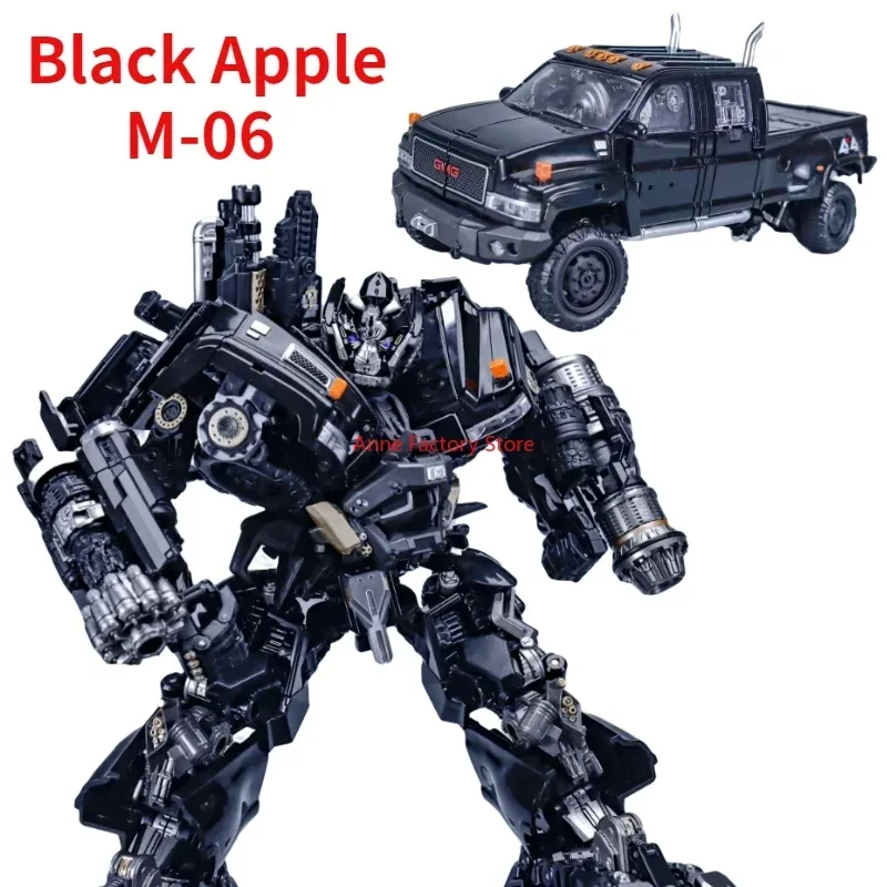 

IN STOCK NOW Transformation Black Apple M06 Alloy Modification Enlarged Version MPM06 Ironhide Collectible Action Figure toys