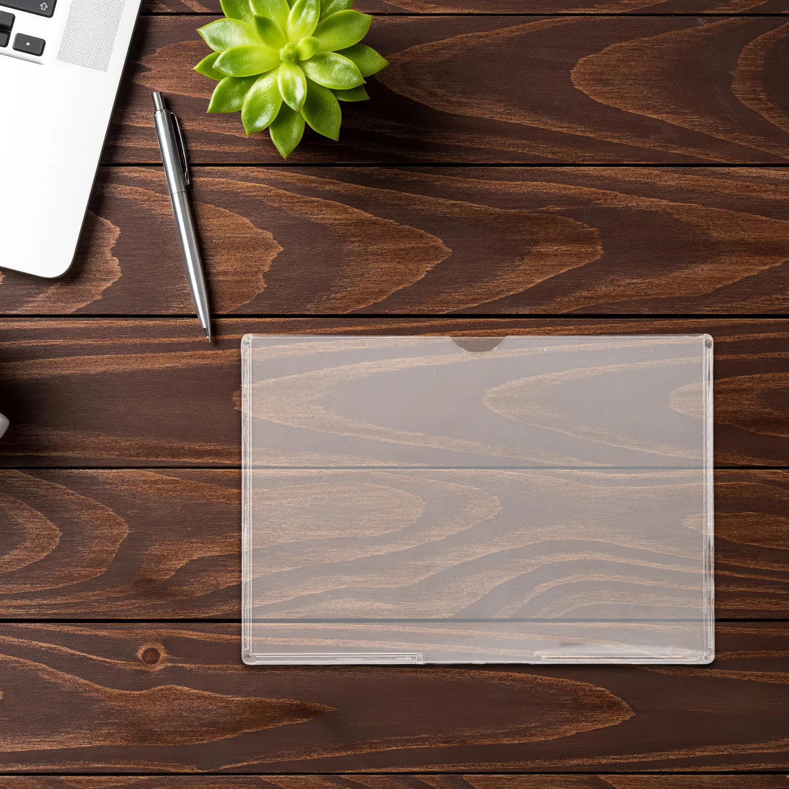 غطاء صلب لشهادة الميلاد، واقي بلاستيكي شفاف 7.4 × 5.2، واقي ورق بدون ثقب، حامل مستندات السفر #1