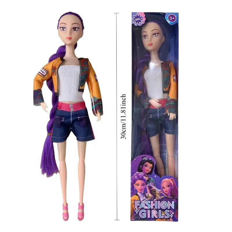 NEUE Puppe Spielzeug Kpop Dämon Jäger Action Figur Spielzeug Rumi Mira Zoey Schöne Prinzessin Baby Mädchen Puppen Kunststoff DIY Spielzeug für Mädchen