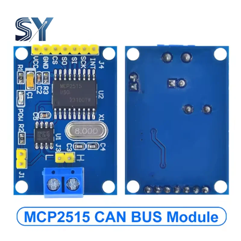 Модуль шины CAN MCP2515+TJA1050 — интерфейс SPI для ARM/Arduino (51 драйвер контроллера) Модуль шины CAN MCP2515+TJA1050 — интерфейс SPI для ARM/Arduino (51 драйвер контроллера)