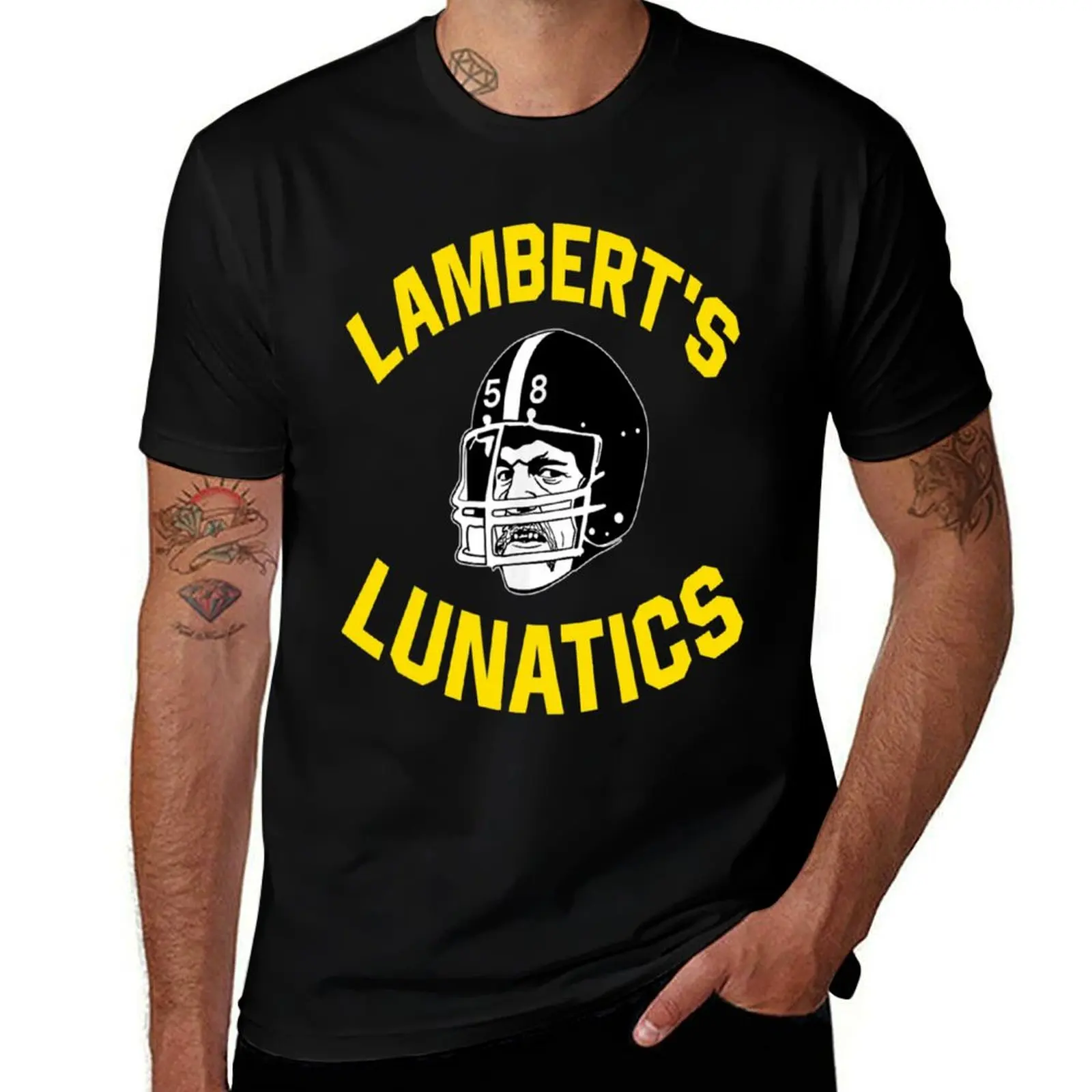 Jack, Lamberts, Lunatics, For Mens T-Shirt Work Outdoor Short Sleeve Tee T-Shirt