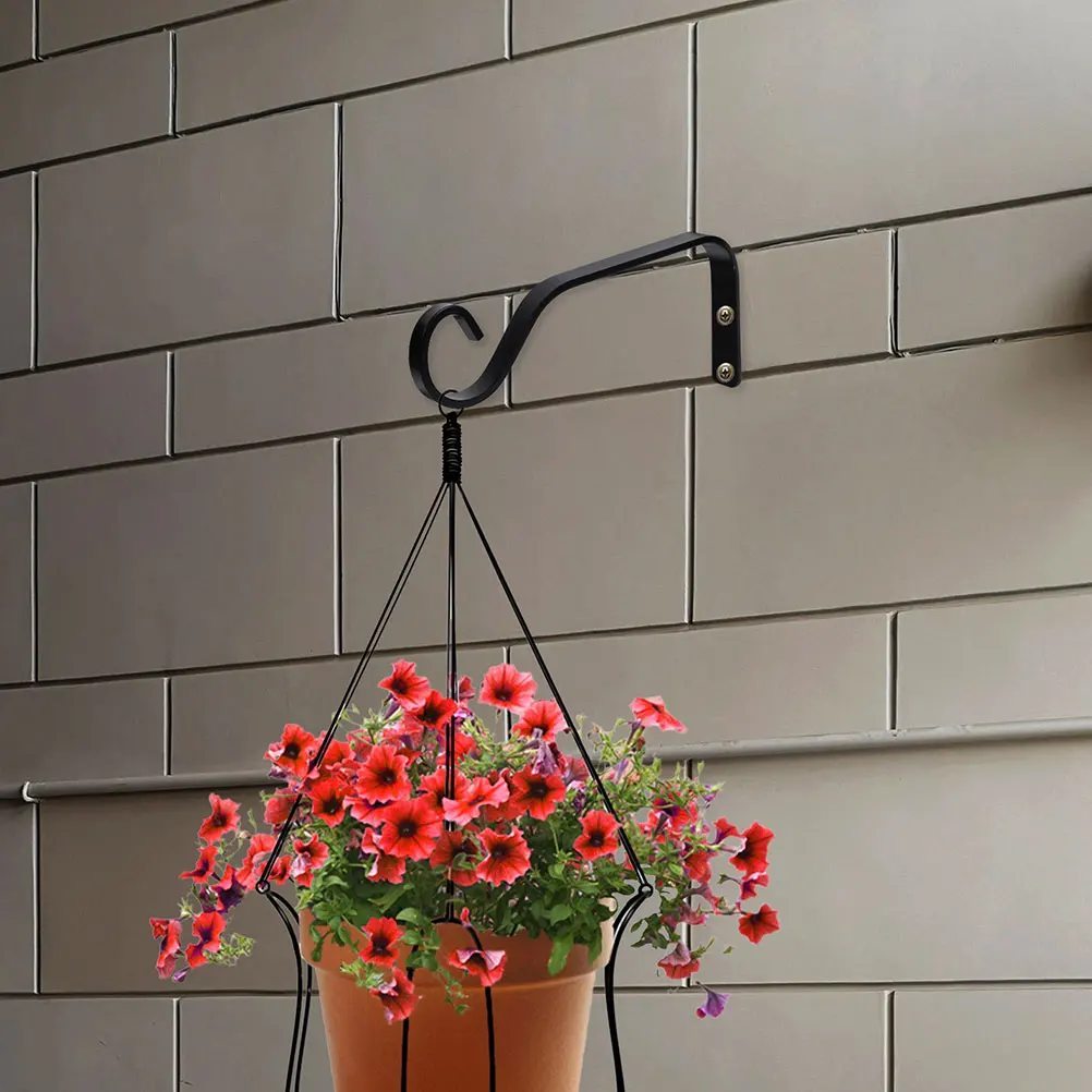 

1Set Classic Minimalist Hanging Plant Bracket for Patio Porch Bedroom Living Room Gardening Supplies Hanging Basket Brackets