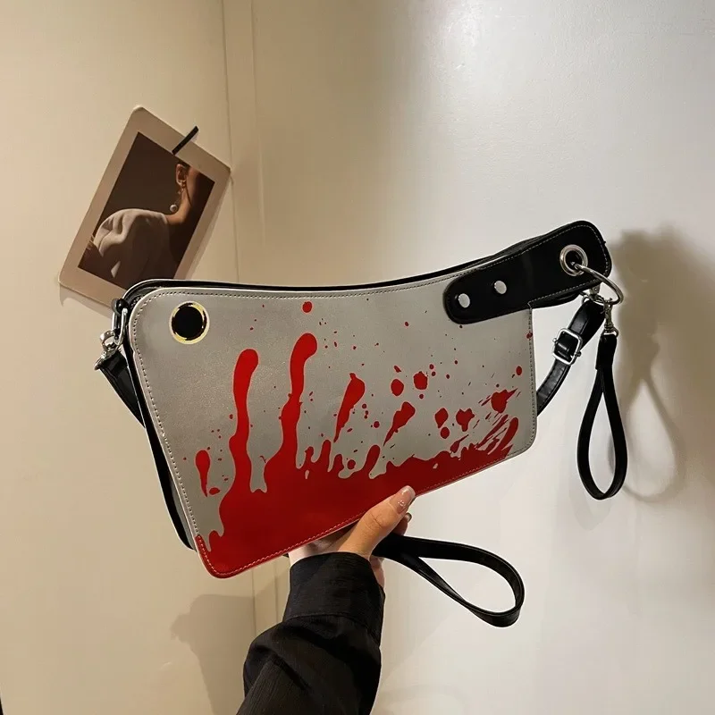 

Hip Hop Fashion Women's Bag for Phone 2025 Trend Funny Female Shoulder Bag High Quality Leather Personalized Party Handbag Woman