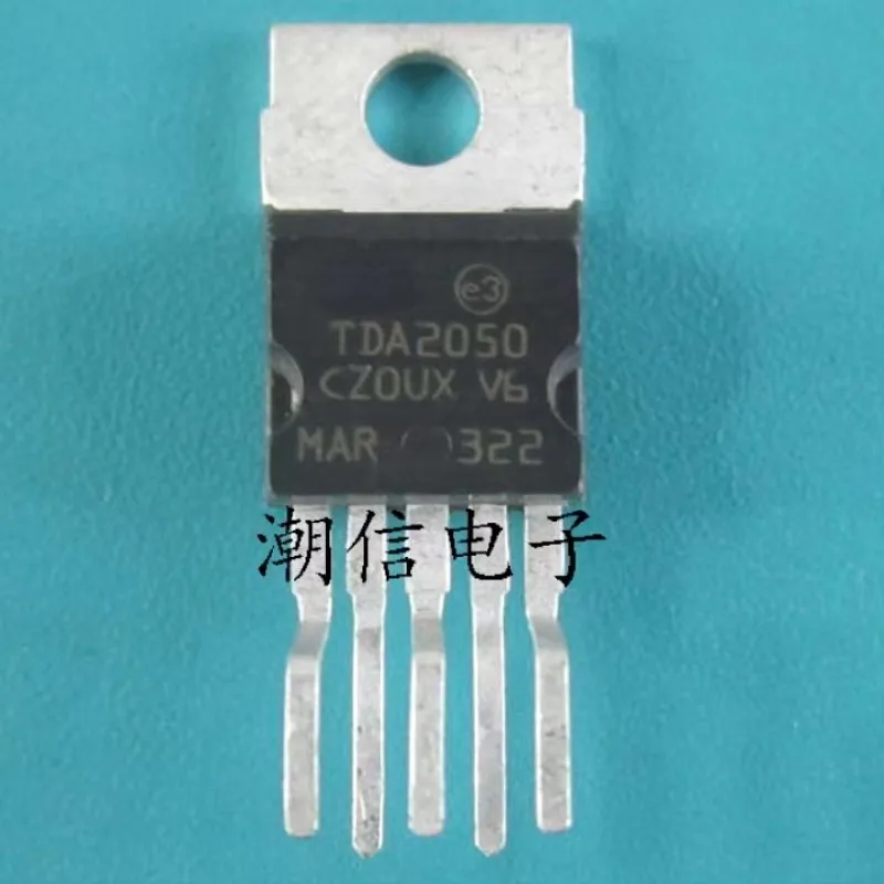Lote de 5 unidades, nuevo y original TDA2050 TDA 2050 a TDA 2050 av TO-220-5, tubo amplificador de audio