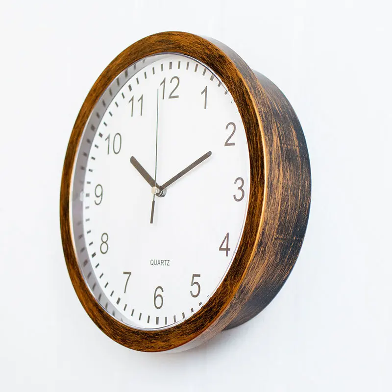 Storage creative retro decoration wall clock storage jewelry box living room clock