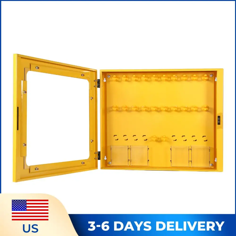 

Lock Out Tag Out Station with 20 Safety Padlocks 6 Hasps 60 Tags Safety Kit Electrical Loto Devices for Electrical Applications