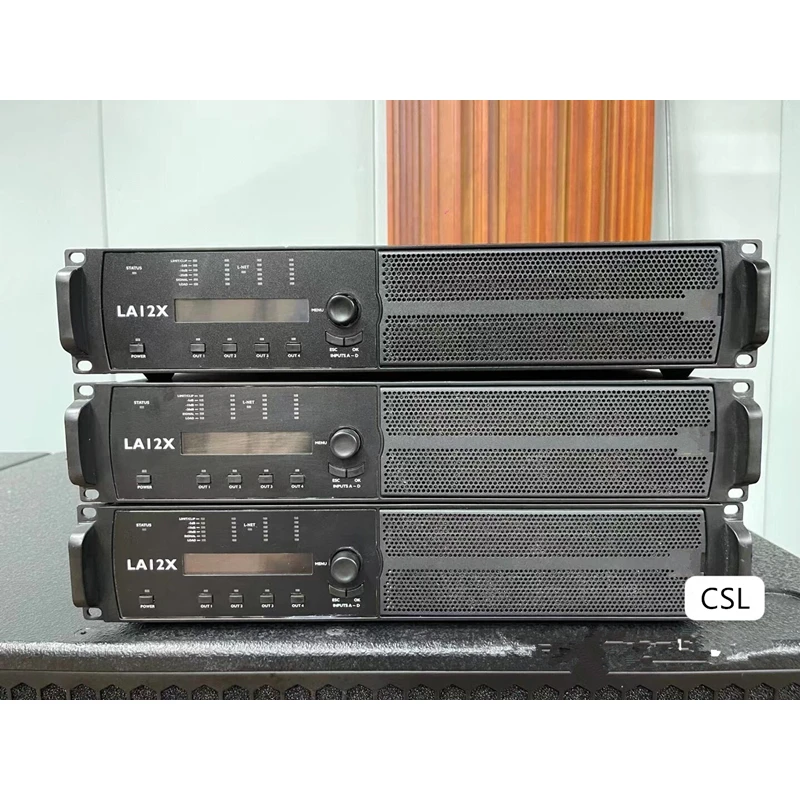 Products subject to negotiation4 channel dsp software control 4x2600W/4Ohms LA12X Switching Power Amplifier