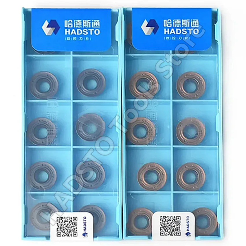 RPMT1204MO-FM HS5130/RPMT1204MO-FM HS5120 RPMT1204MO R6 HADSTO CNC hard alloy blade Milling inserts Carbide inserts 10PCS/BOX