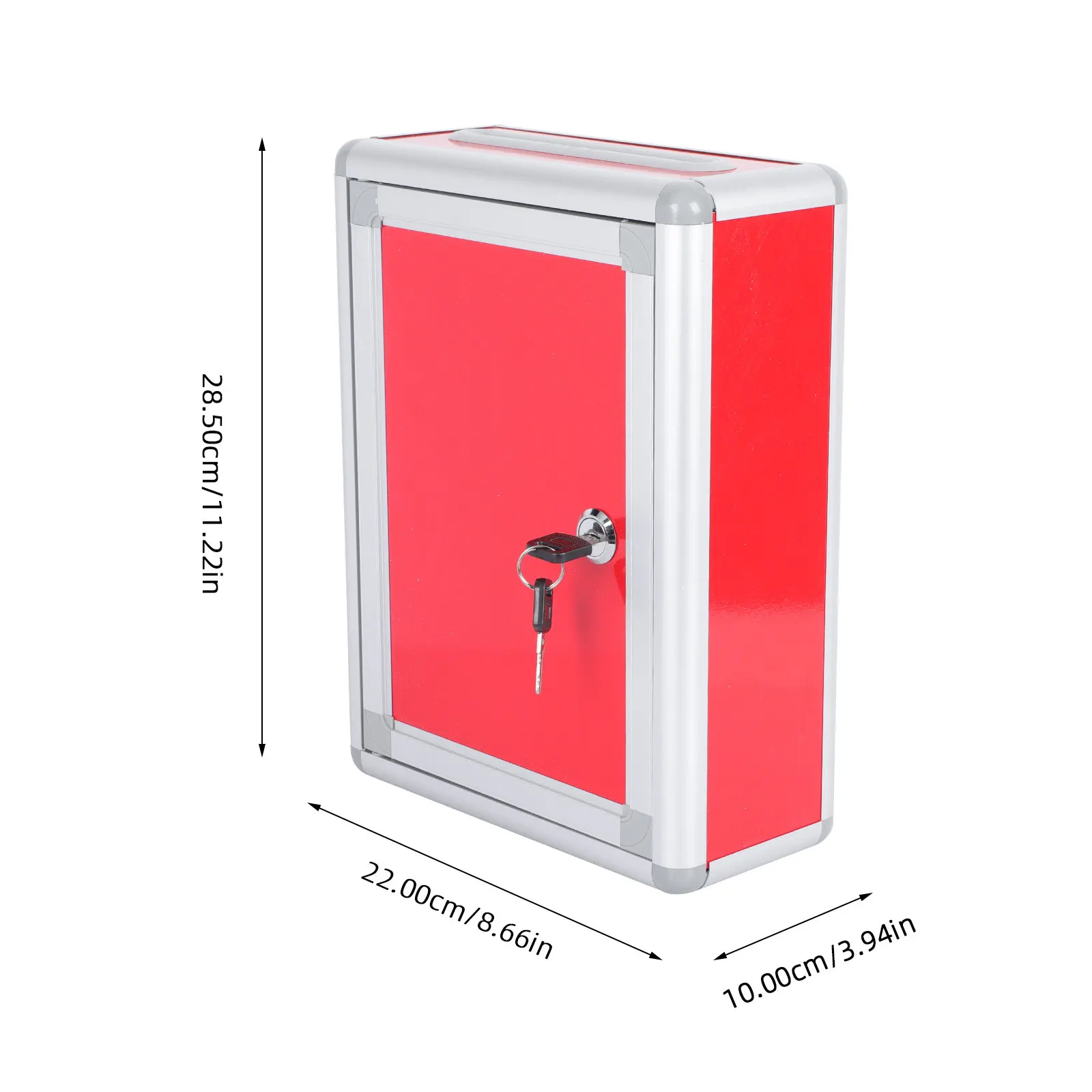 1Pcs Opinion Box Premium Material Metal Mailbox Simple Style Versatile Suggestion Box Letter Storage Container