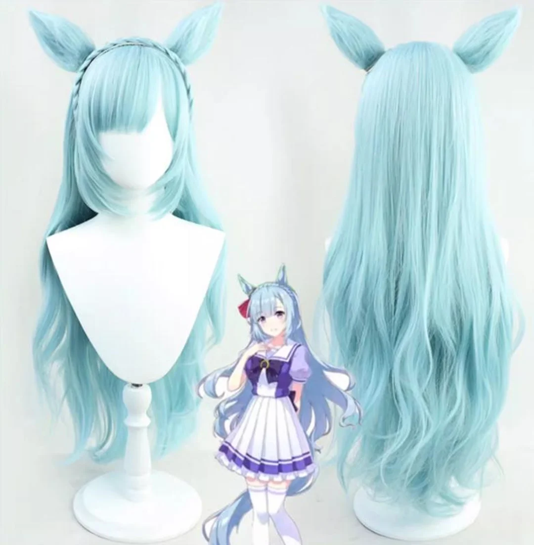 

Косплей Uma Musume Pretty Derby Mejiro Ardan парик аниме игра вечерние длинный вьющийся парик