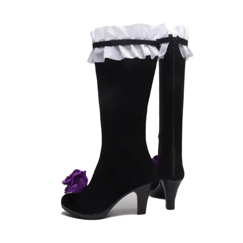 Anime Rozen Maiden Cosplay  Shoes Boots Suigintou Mercury Lampe Cosplay Boots