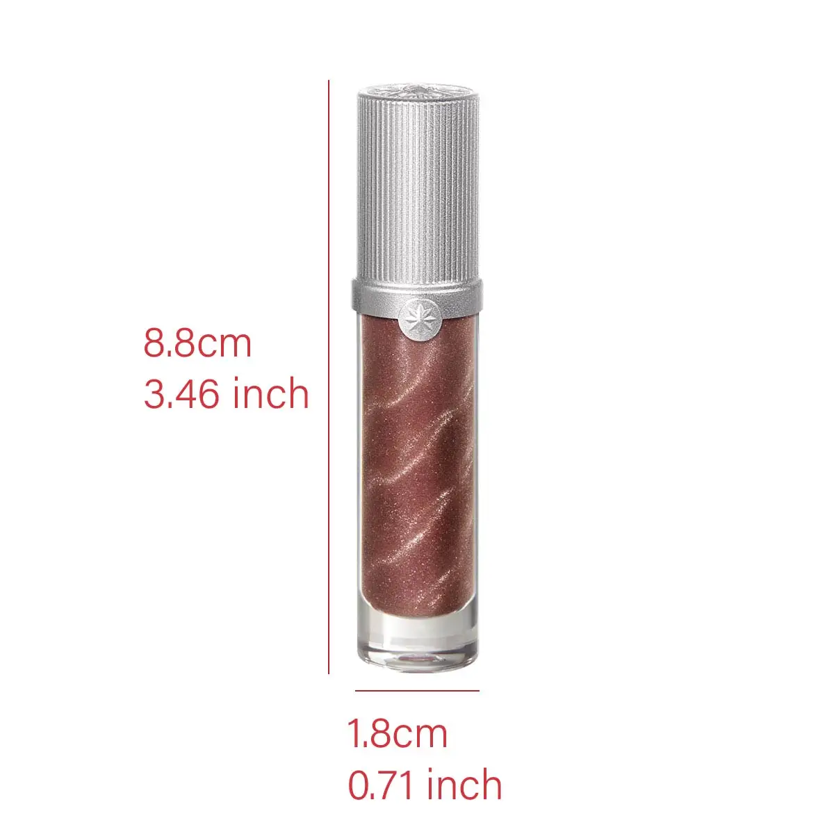 Girlcult Unreal Brillo de Labios Serie JK ​ , Textura vitrificada y sedosa, ligera, no pegajosa, resaltado brillante, color duradero, brillo