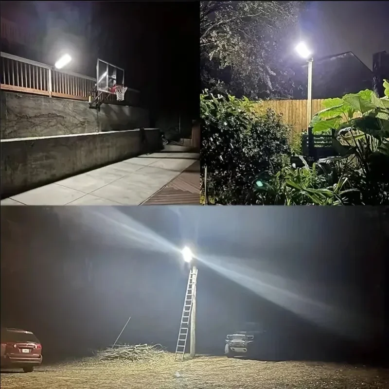Pop 2025 Newest Solar LED Light Outdoor Solar Street Lights With Motion Sensor Remote Control Waterproof Solar Lamps For Garden