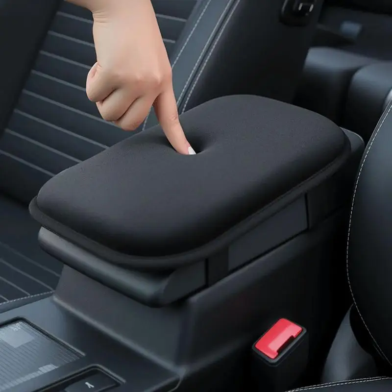 Car Armrest Pad Plush Warm Heightening Wear-resistant Non-slip Universal Fit for All Vehicle Types Central Console Armrest Cover