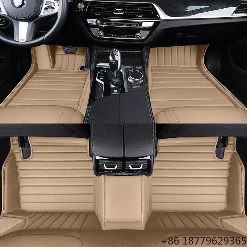 Custom 5D Large Stripes Car Floor Mats Full Coverage Luxury Sedan Fitment 2003-2023
