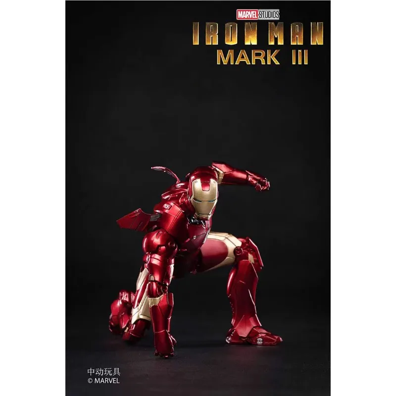 

Original ZD TOYS MARVEL Iron Man MK3 with Lights Anime Figure Toys Model Collection