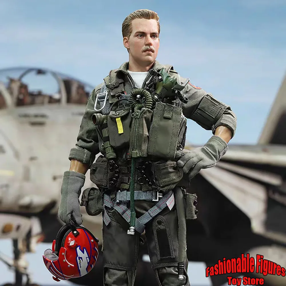 

1/6 Мужчины Soldie Navy Fighter F14 Pilot Nick ​ 12-дюймовая экшн-фигурка, модель лучших фанатов, коллекционные куклы, игрушки