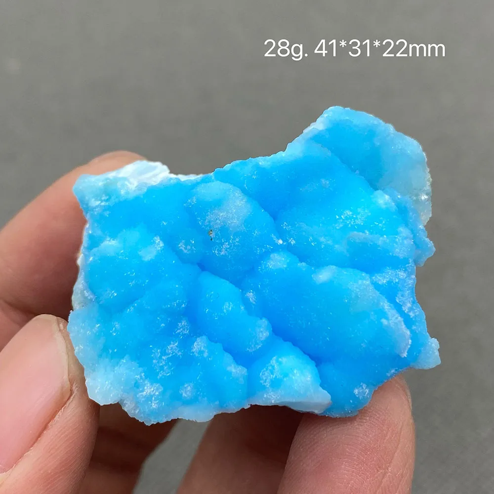 100% natural blue aragonite crystal gem ore specimens free shipping