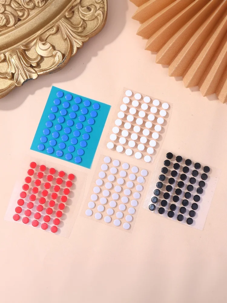 40 pièces 6.5mm de diamètre 0.8mm d'épaisseur petits points patins de souris universels pour pied de souris glisse pieds autocollant