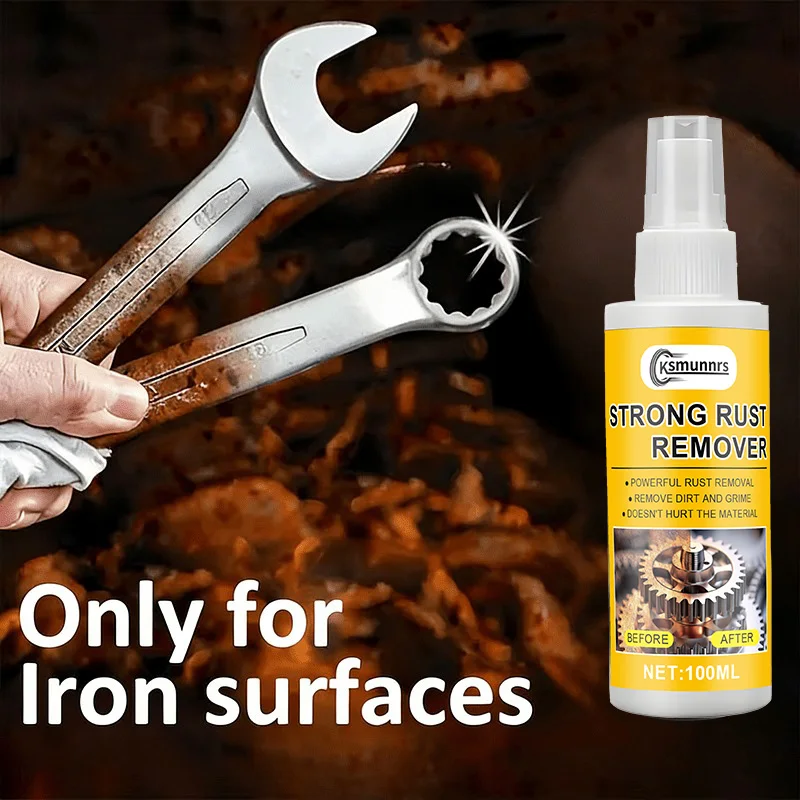 Metal Luster Recovery Spray - Gently Repairs Corrosion Marks, Restores Bright Metal End. for Lock Cylinders, Hinges, Tools & Aut