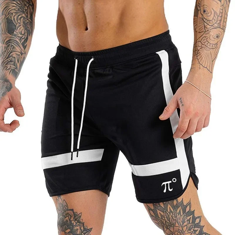 

Mens Training Gym Shorts Men Running Black Patchwork Short Male Sport Fitness Jogging Basketball Sportwear Clothing Fitness