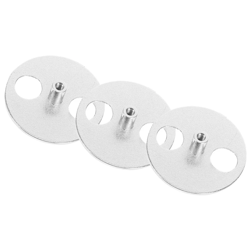 3Pcs Music Box Repair Kit Metal Disc Round Base Winding Key Handle for DIY Assembly Stable Support Adjustable Sound Control