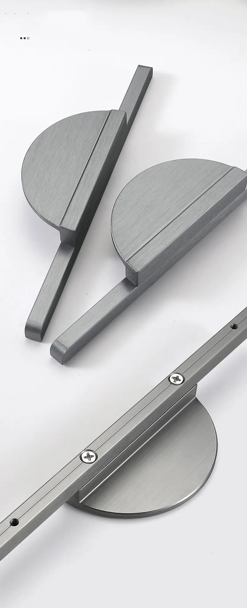 Yutoko moderne dark gold grau runde schrank tür griffe schublade zieht 200mm 500mm küche schrank möbel griffe hardware – Detail 14