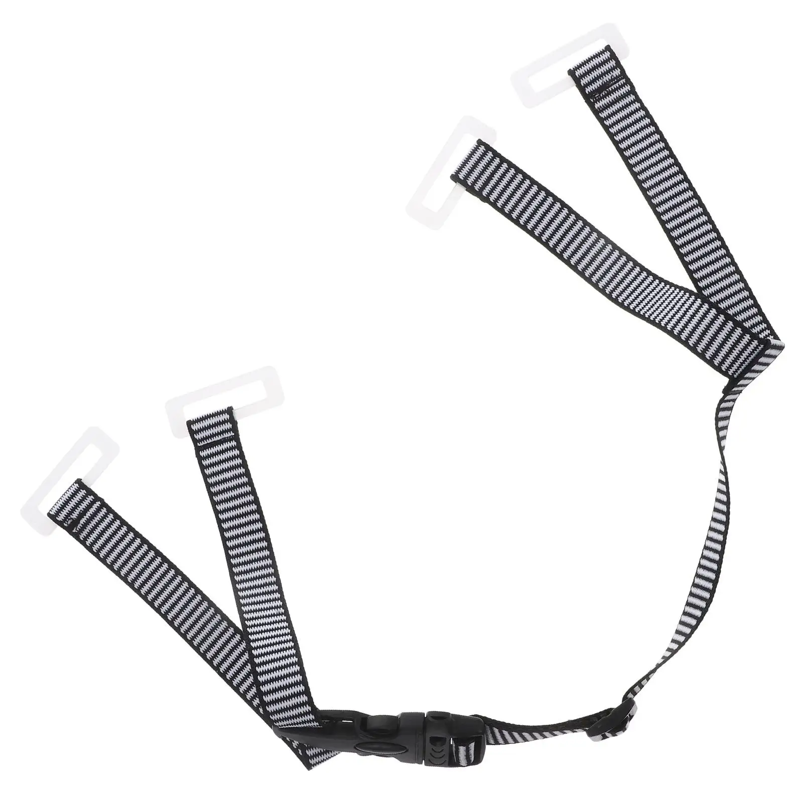 

s Safety Chin Strap Durable ABS Material Adjustable Flexible Easy to Use Black Replacement Hat Accessories