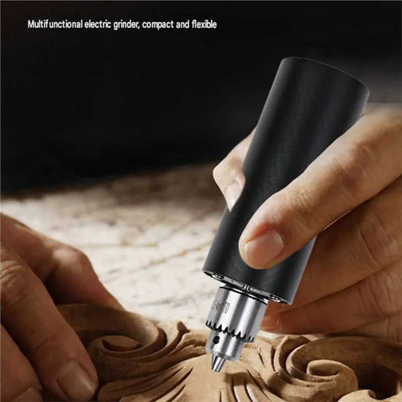 HOT-Mini Small Electric Drill Grinding Machine Set EU Plug