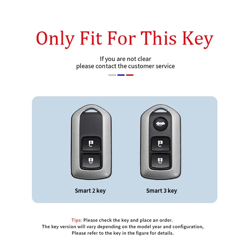Metal Car Key Cover Smart Remote Cases Auto Accessories For Toyota Land Cruiser Prado 150 Sienta Porte Raum Alphard Isis Noah