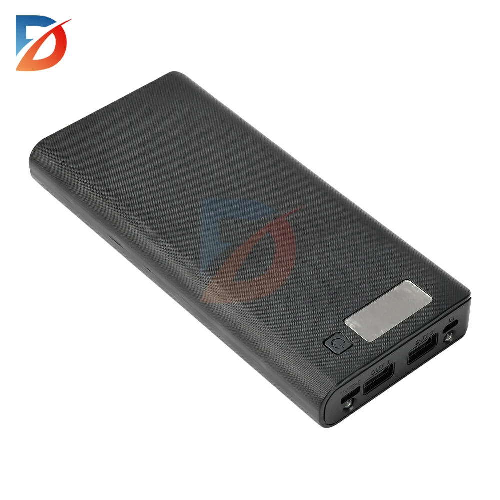 8*18650 mobile power battery boxes portable dual USB Micro Type-C charging shell suitable for iPhone18650 battery box shell