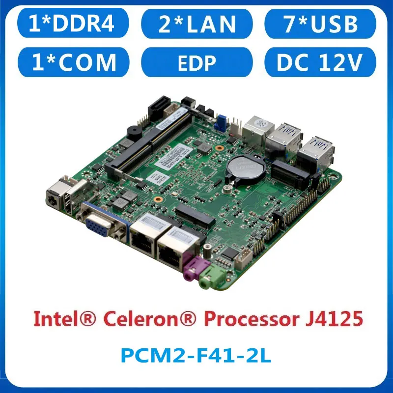 

12*12CM SBC Intel Celeron J4125 Embedded Industrial Computer Single Board EDP HDMI VGA