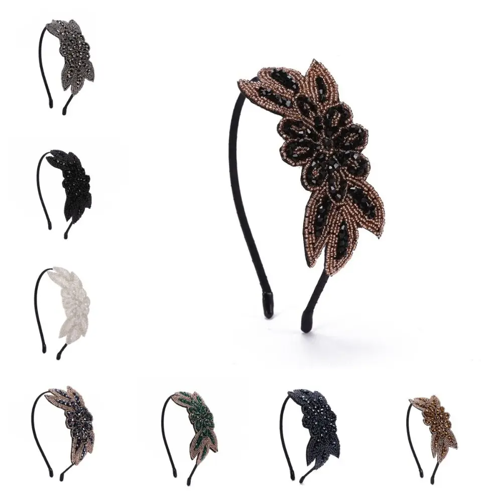 Rhinestone Rhinestone Hair Hoop Hair Ornaments Bridal Hair Tiara Crystal Hair Hoop Headwear Kroean Style Hairband Headpieces