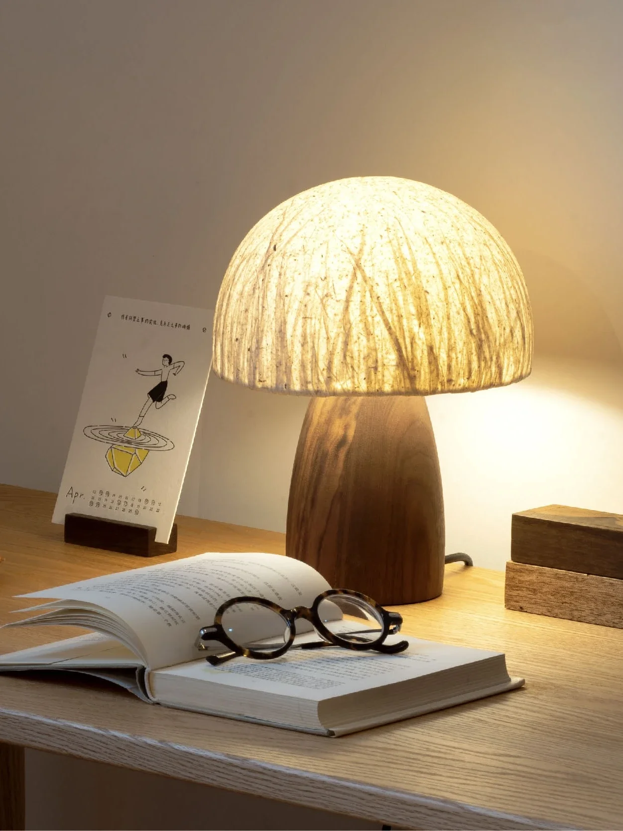 Mushroom lamp creative handmade living room bedroom study bedside decorative table lamp