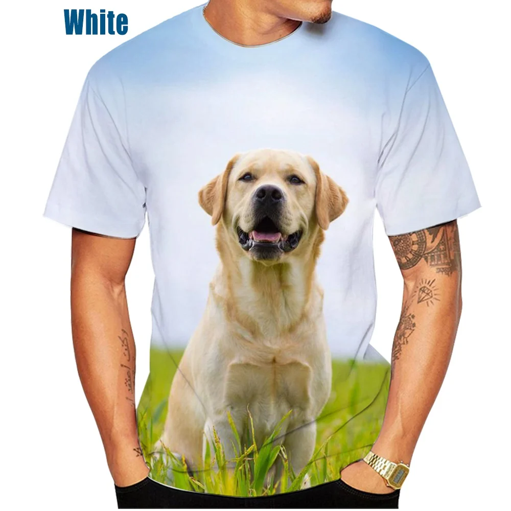 2022 Men and Woman New Labrador Retriever Pet Dog 3D Printing T Shirt Men Summer Funny Casual T Shirt Tops XS~5XL