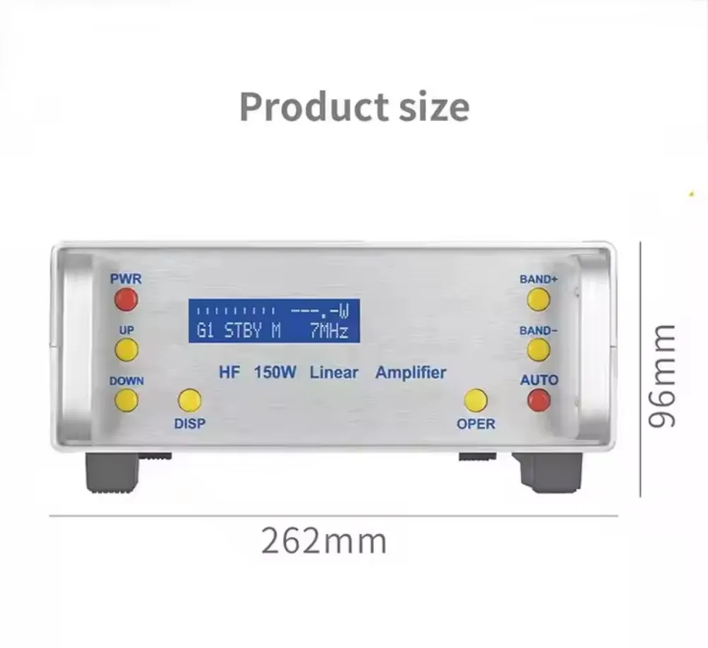 RS-928 Krótkofalowy SDR do wzmacniacza radiowego 150W FM AM CW Transceiver DC13.8V z globalnym zakresem pokrycia częstotliwości TX RX 0.5~30MHz