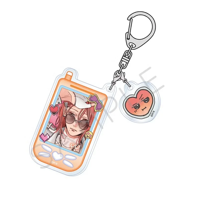 Watch Out for Watarase Anime Acrylic KeyChain Transparent Pendant Backpack Ornament Birthday Gift
