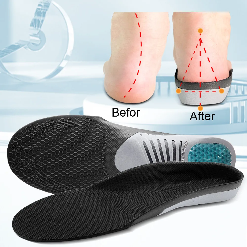 

1 пара, силиконовые амортизирующие спортивные стельки с супинатором