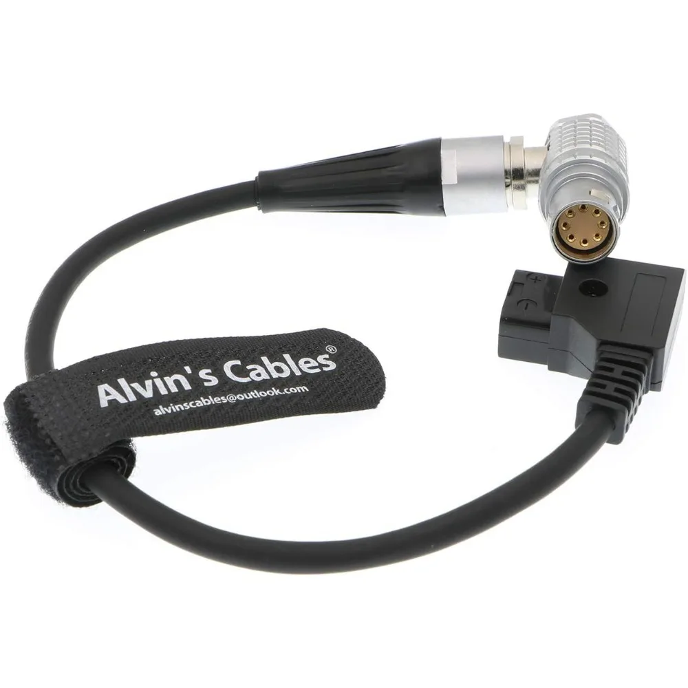 

Alvin's Cables Power Cable for ARRI Alexa Mini 8 Pin Female Right Angle to D-Tap Male Cable
